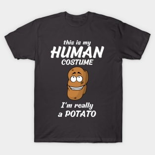 Funny Human Costume Potato T-Shirt